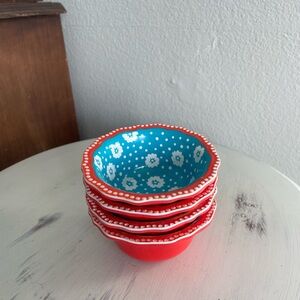 Pioneer Woman Ditsy Daisy dip melamine  Bowls